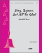 SING REJOICE LET ALL BE GLAD Instrumental Parts choral sheet music cover